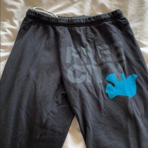 FREE CITY BLACK SWEATPANTS